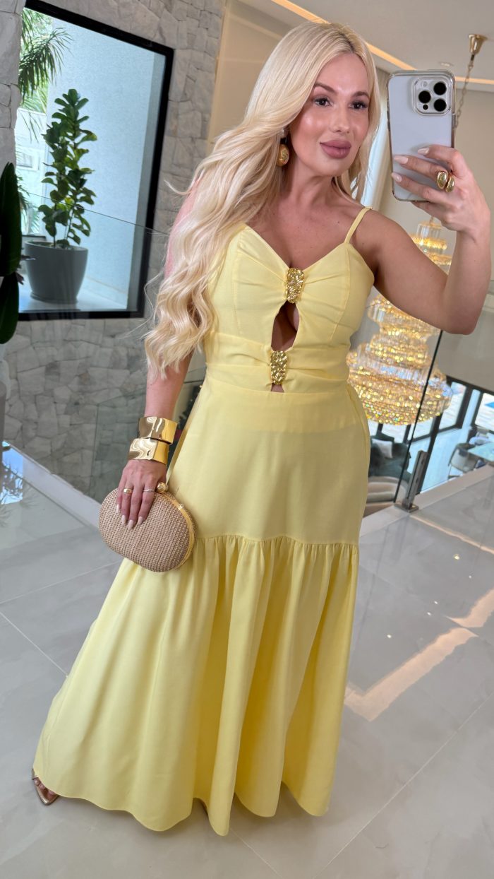 vestido longo c/detalhe tamires 3314 vestido longo c/detalhe tamires 3314