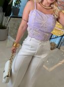 cropped bordado ana liz 3350