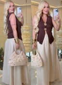 colete modal c/concha 3334