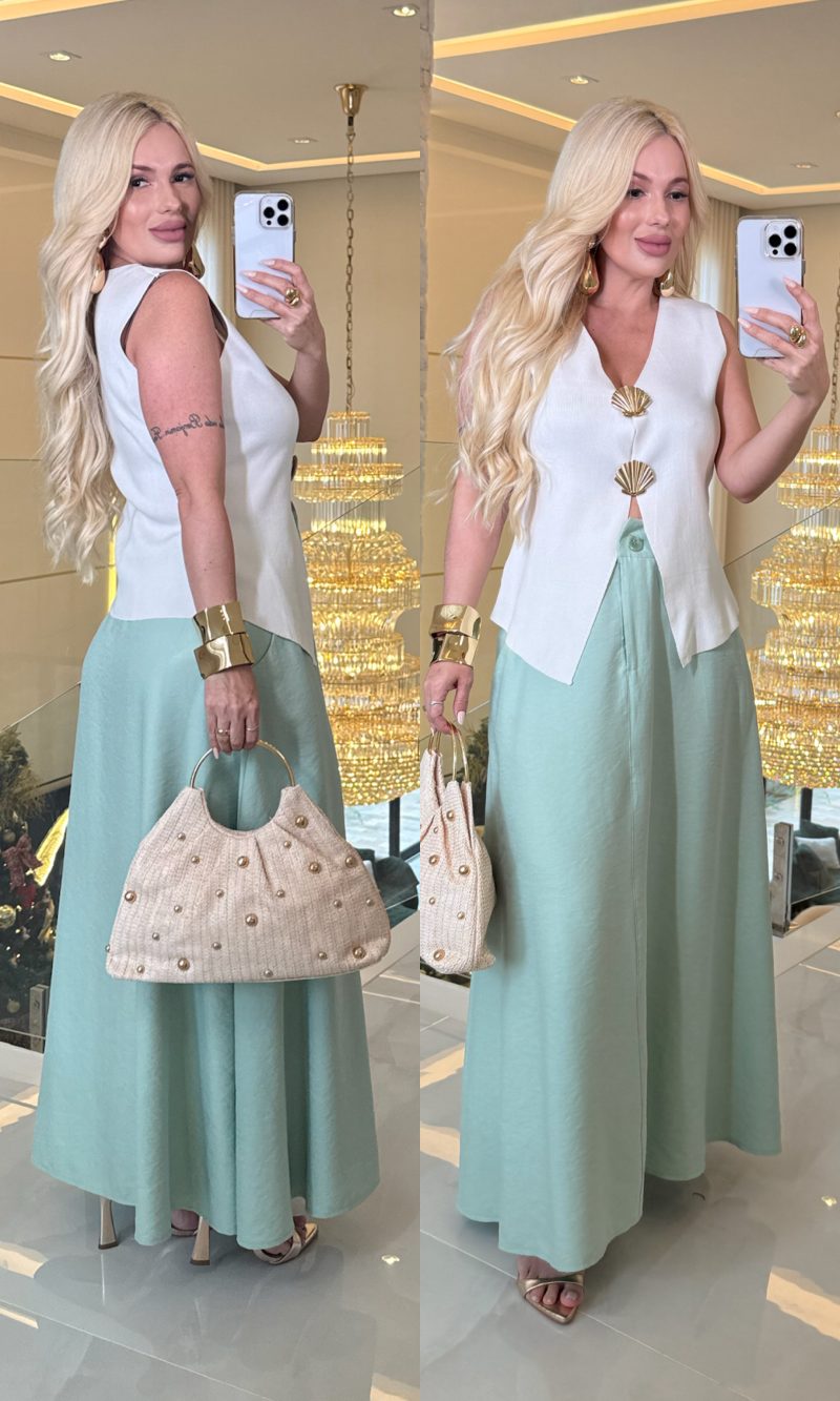 saia longa c/botão grazi 3319