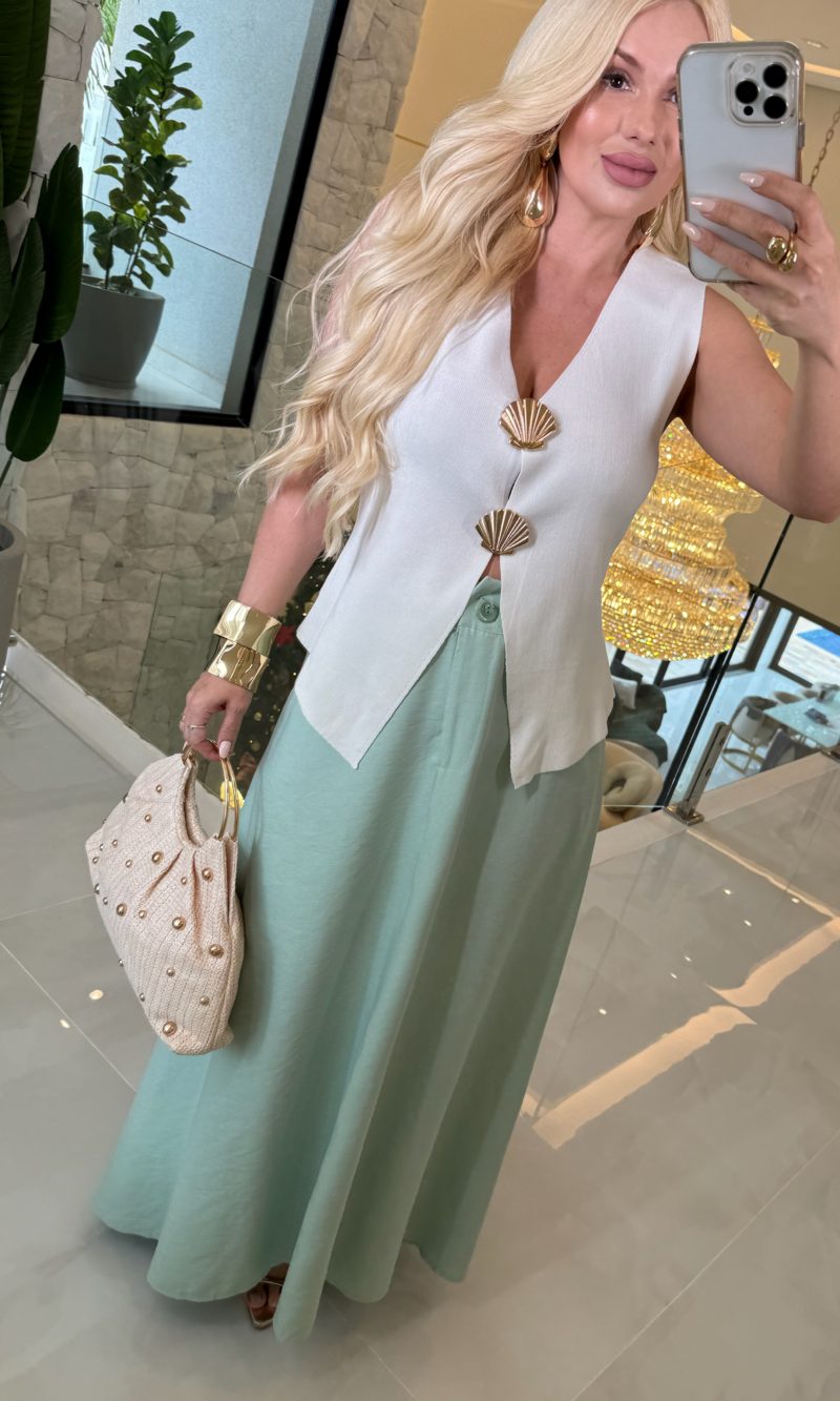 saia longa c/botão grazi 3319 saia longa c/botão grazi 3319