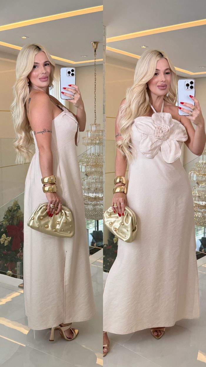 vestido flor samanta 3387 vestido flor samanta 3387