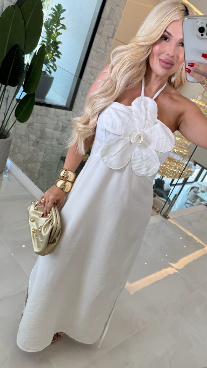 vestido flor samanta 3387 vestido flor samanta 3387