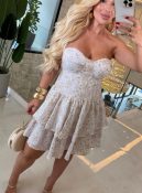 vestido de lese curto 3375