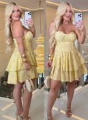 vestido de lese curto 3375