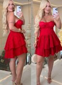 vestido de lese curto 3375