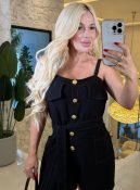 macacão c/botões dourado 3384