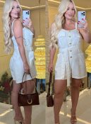 macacão c/botões dourado 3384