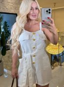 macacão c/botões dourado 3384