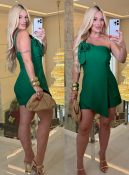 vestido macacão flor 3406