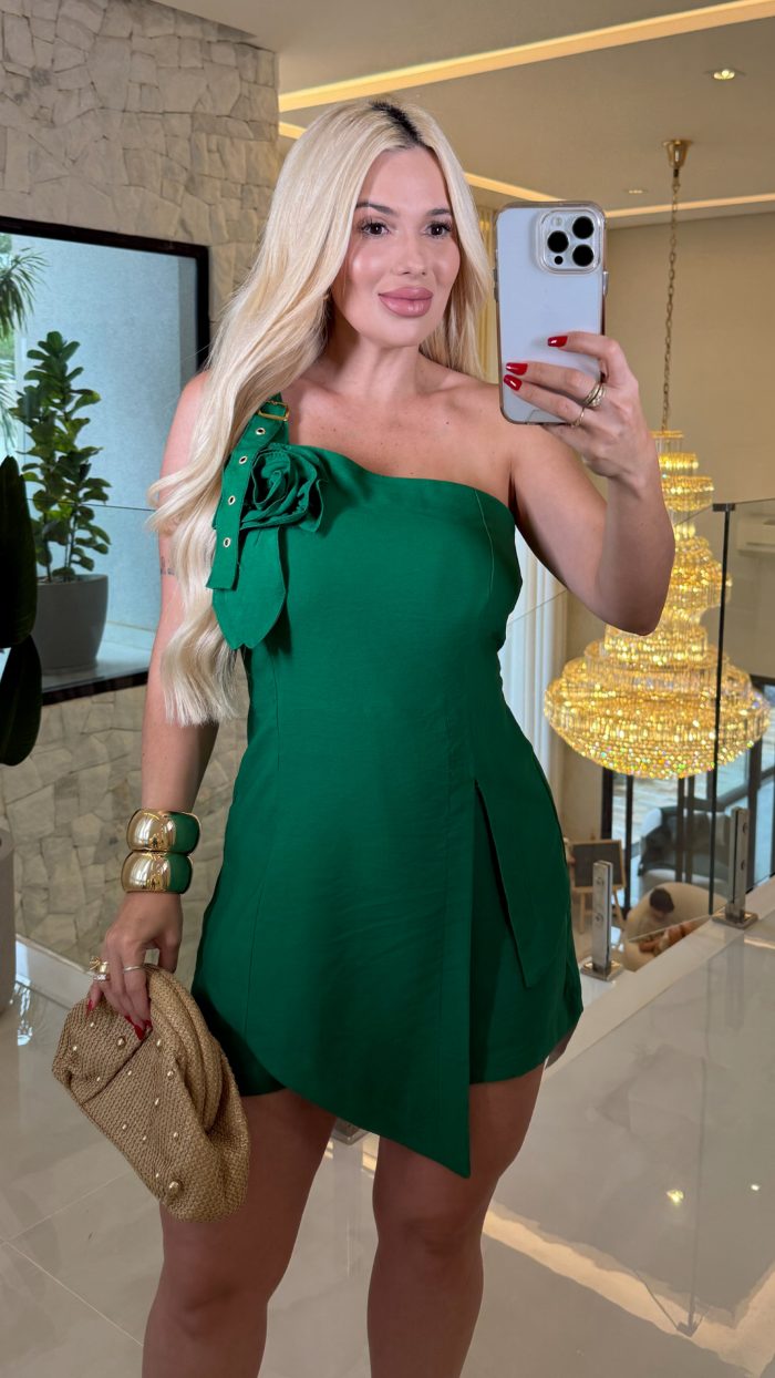 vestido macacão flor 3406 vestido macacão flor 3406