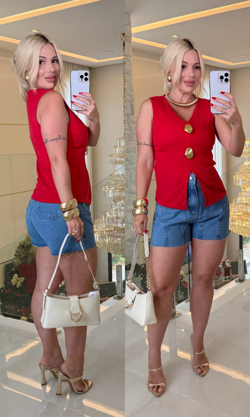 blusa canelada c/concha 3400