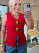 blusa canelada c/concha 3400