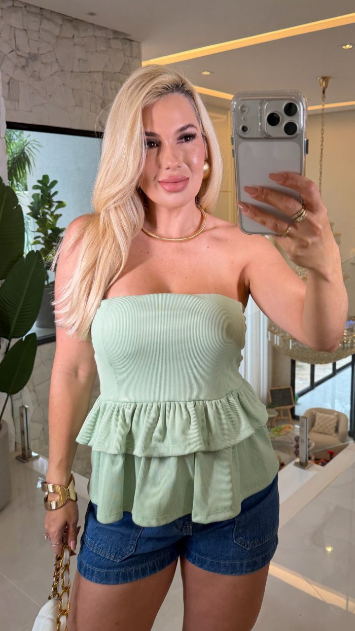 blusa princesa heloa c/babado 3398 blusa princesa heloa c/babado 3398