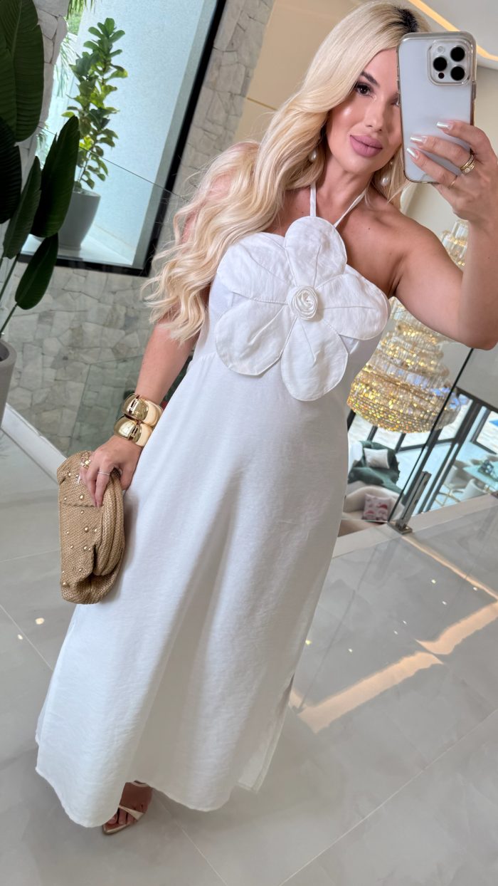 vestido flor samanta 3387 vestido flor samanta 3387