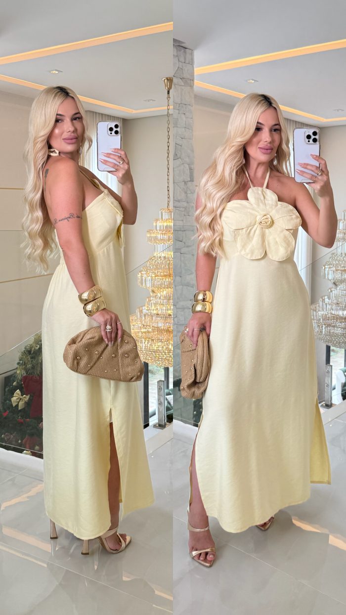 vestido flor samanta 3387 vestido flor samanta 3387