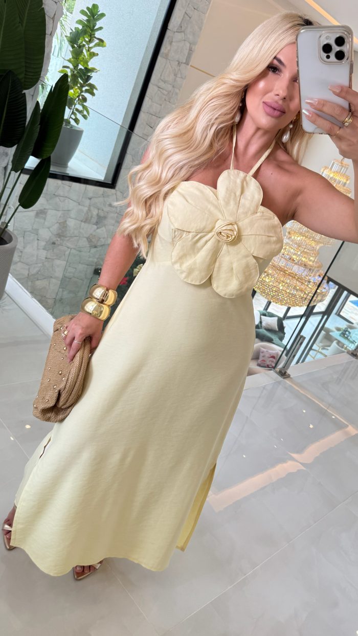 vestido flor samanta 3387 vestido flor samanta 3387