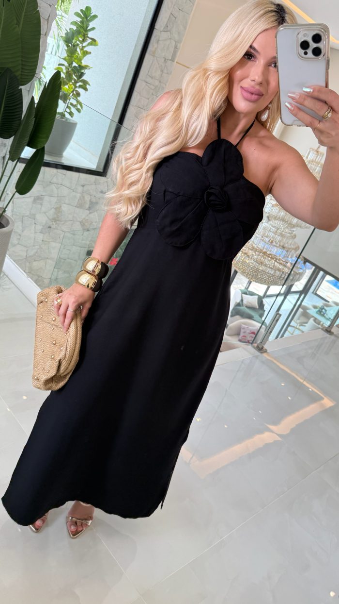 vestido flor samanta 3387 vestido flor samanta 3387