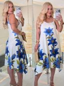 vestido malha estampado izabelly c/ bojo 704