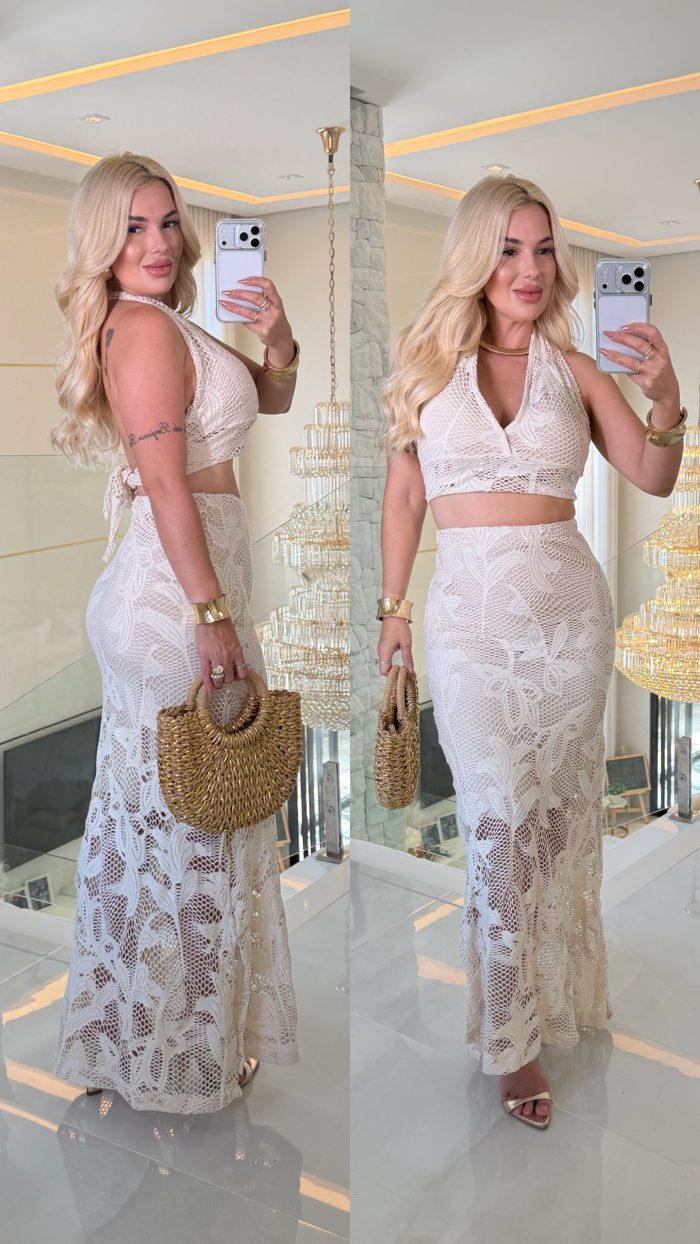 conjunto susyi rendado c/ bojo 3540 conjunto susyi rendado c/ bojo 3540