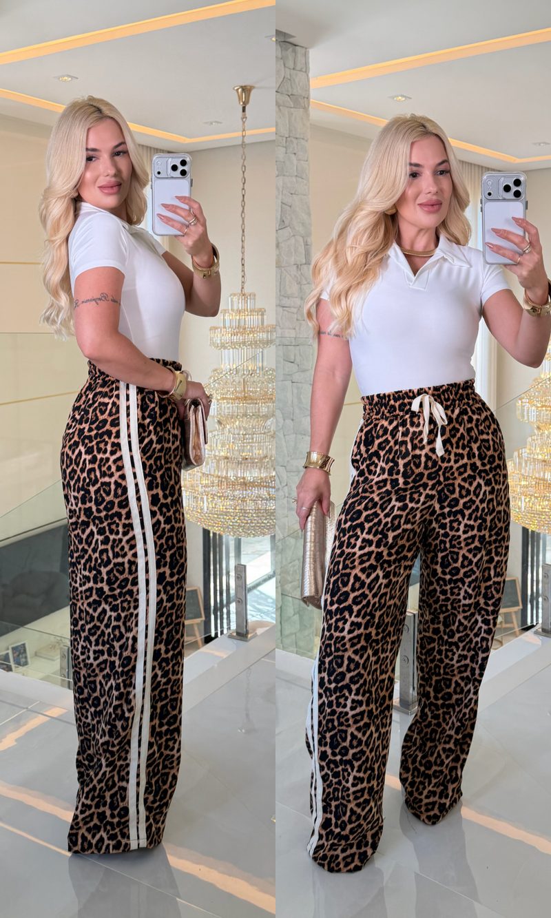 calça núbia estampada onça 2561