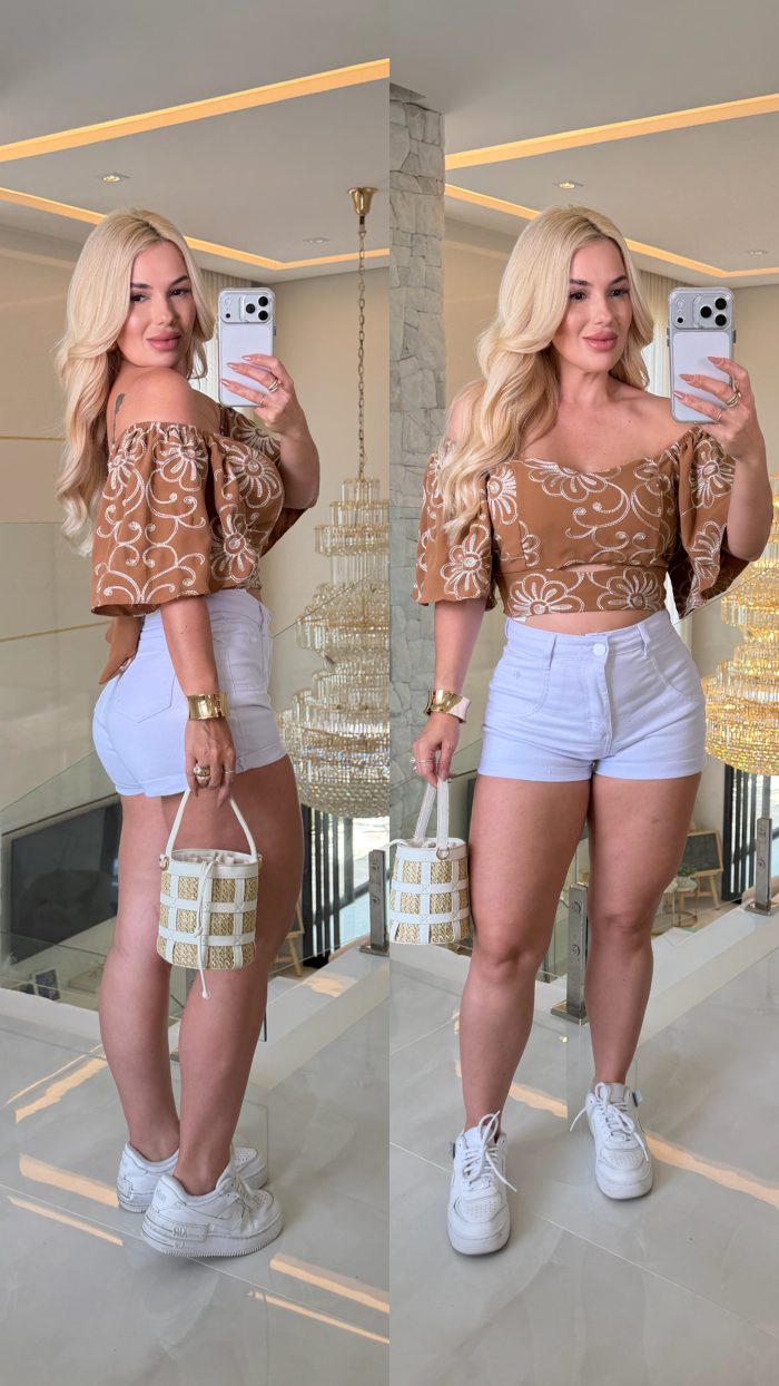 body vitoria suplex de manga curta 3544