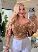 body vitoria suplex de manga curta 3544