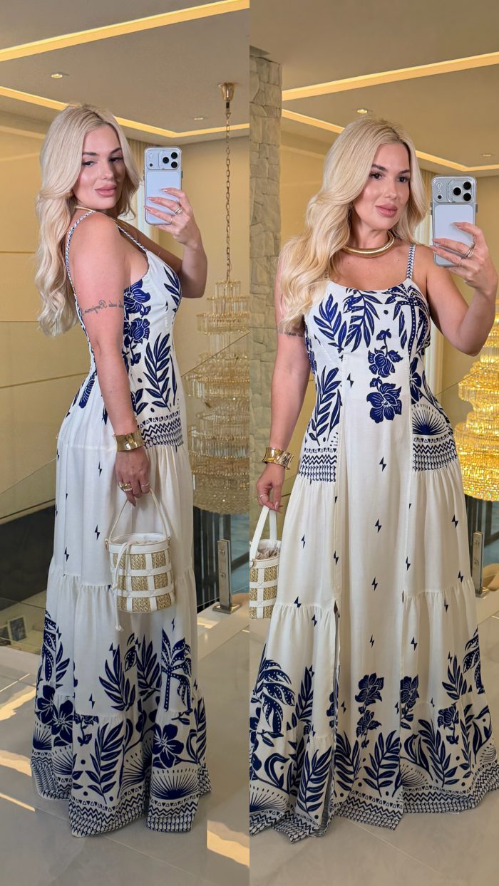 vestido longo pamela estampado 3548