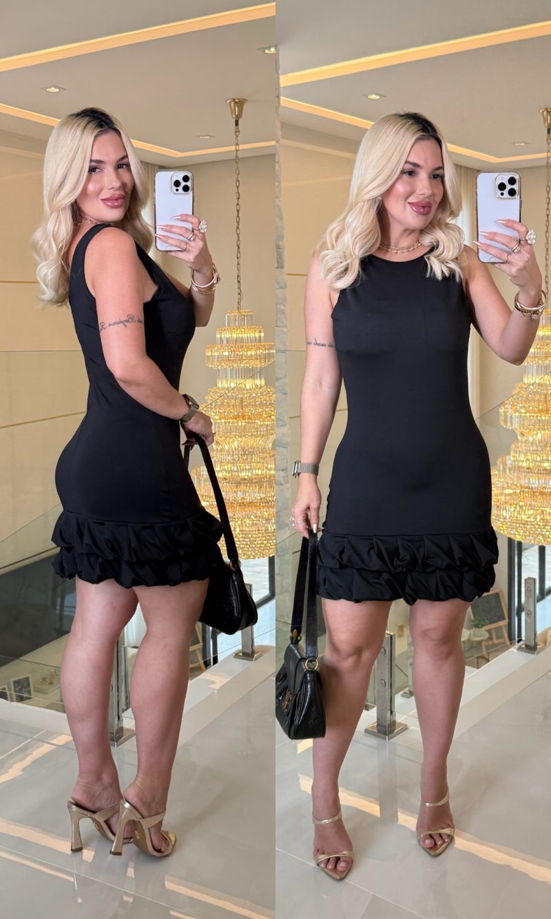 vestido babado virginia c bojo 3494