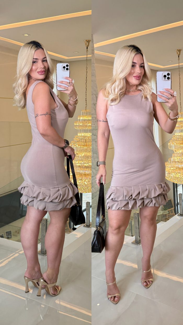 vestido babado virginia c bojo 3494 vestido babado virginia c bojo 3494