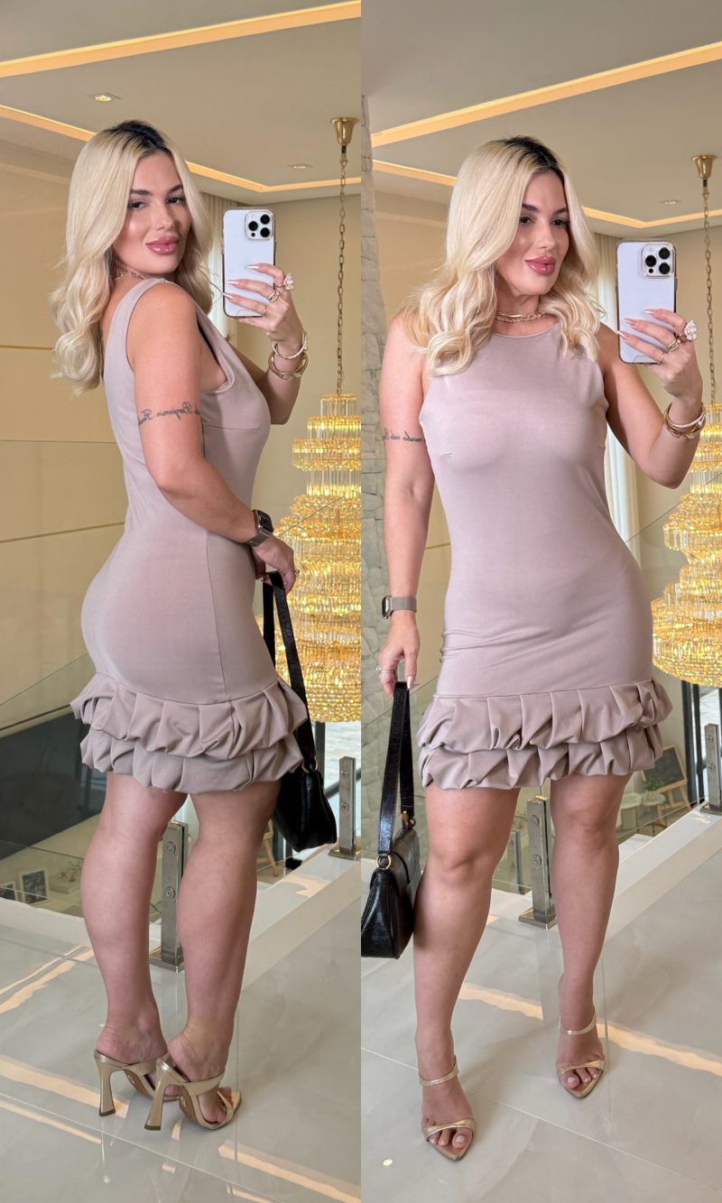 vestido babado virginia c bojo 3494