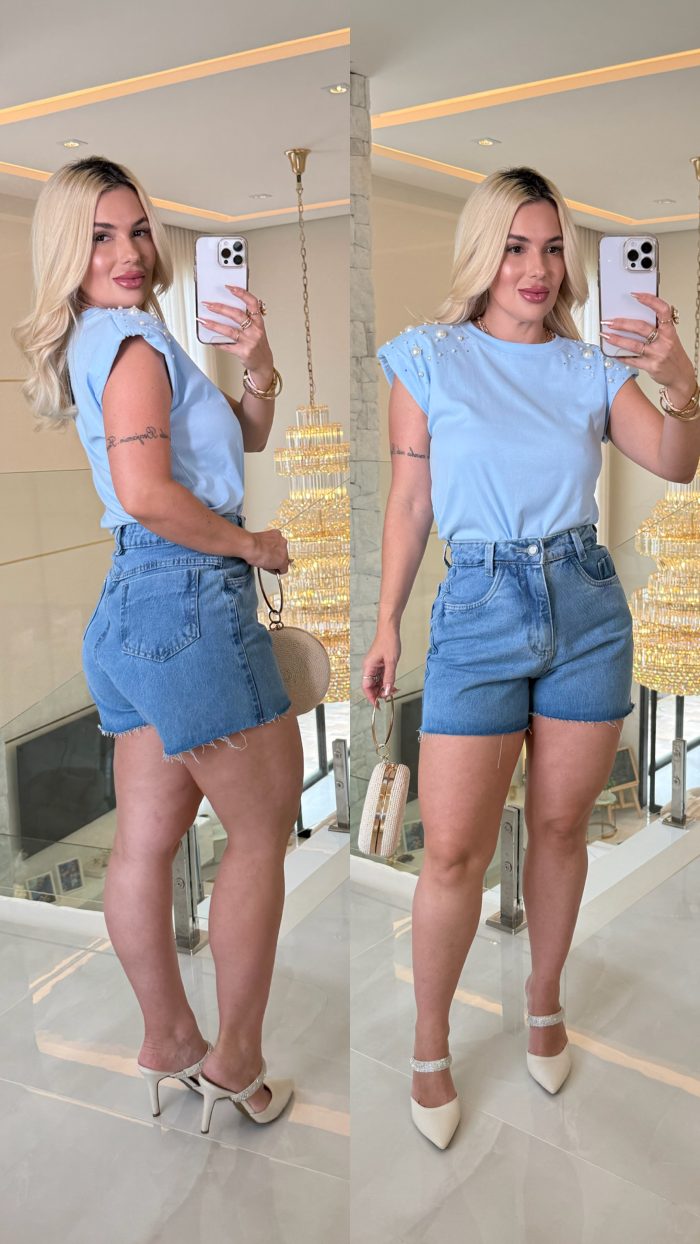 blusa deo c/ perolas e ombreira 3516 blusa deo c/ perolas e ombreira 3516