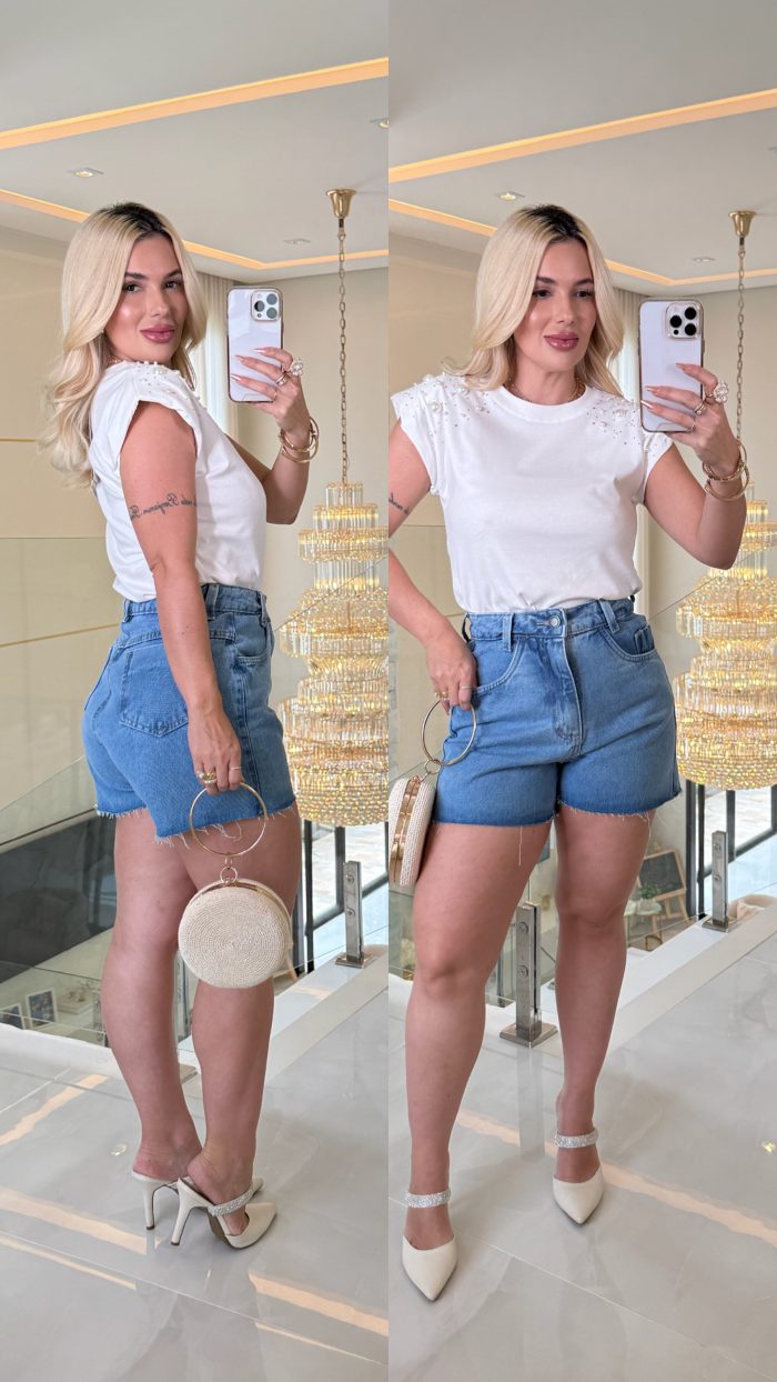 blusa deo c/ perolas e ombreira 3516 blusa deo c/ perolas e ombreira 3516