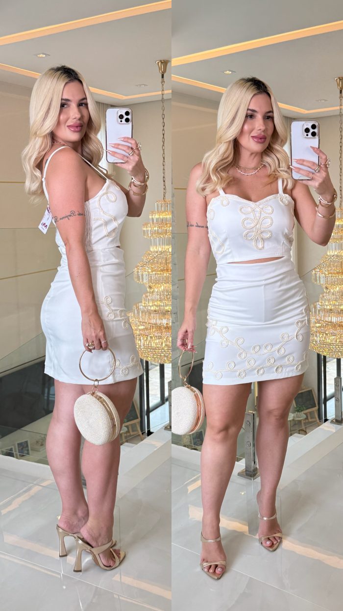 conjunto fabiola alfaiataria c/ saia bordada 3519 conjunto fabiola alfaiataria c/ saia bordada 3519