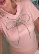 blusa pietra laço strass 3515