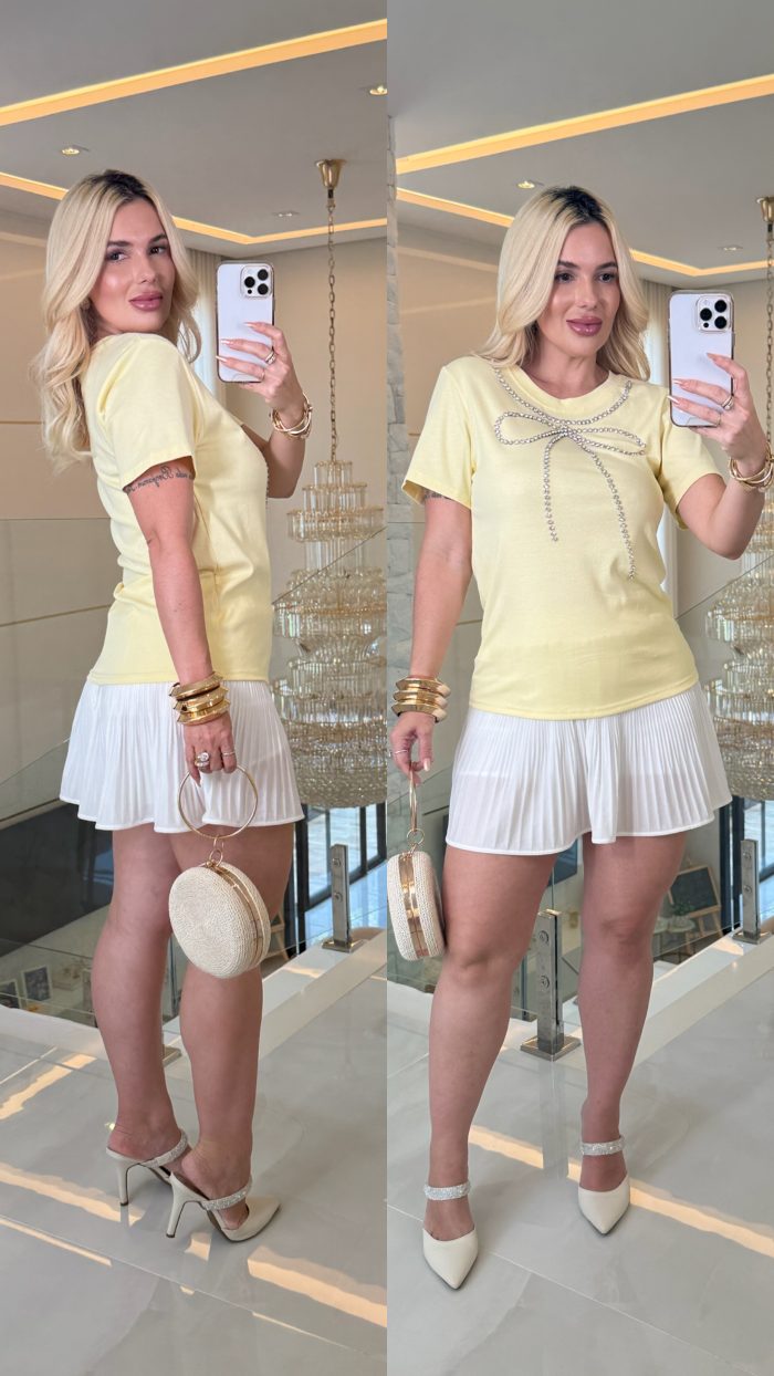 blusa pietra laço strass 3515