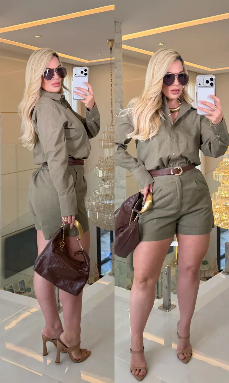 conjunto ana camisa + short 3478