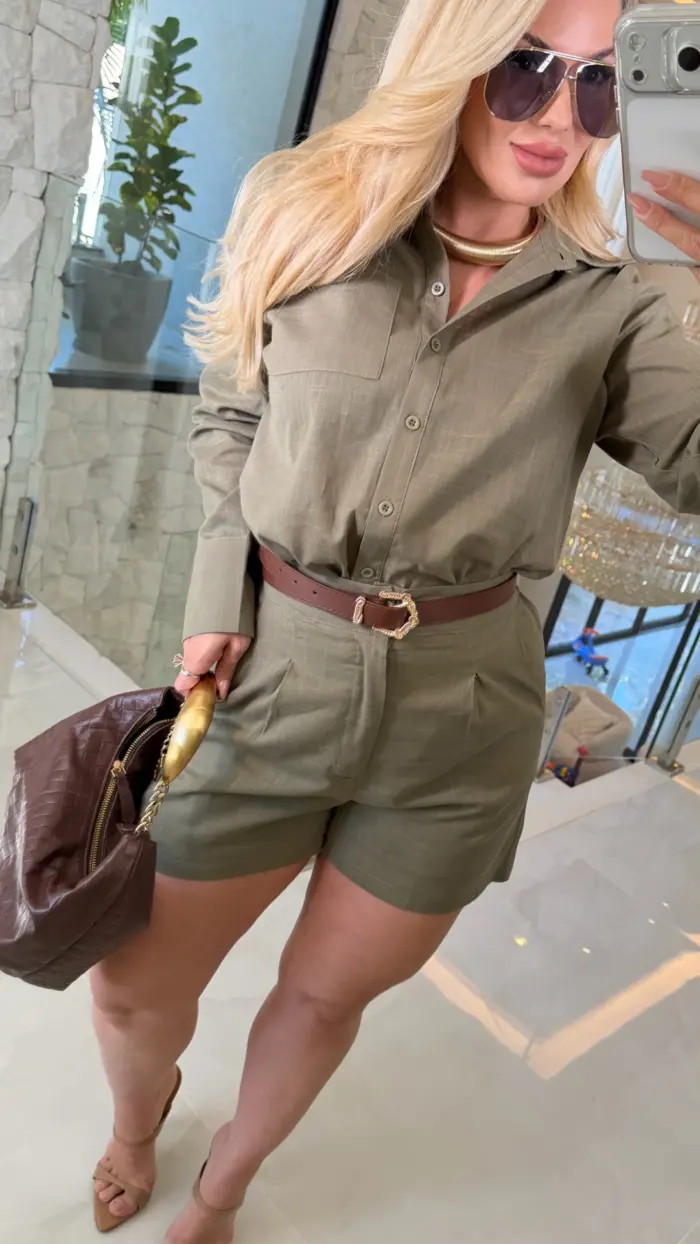 conjunto ana camisa + short 3478 conjunto ana camisa + short 3478