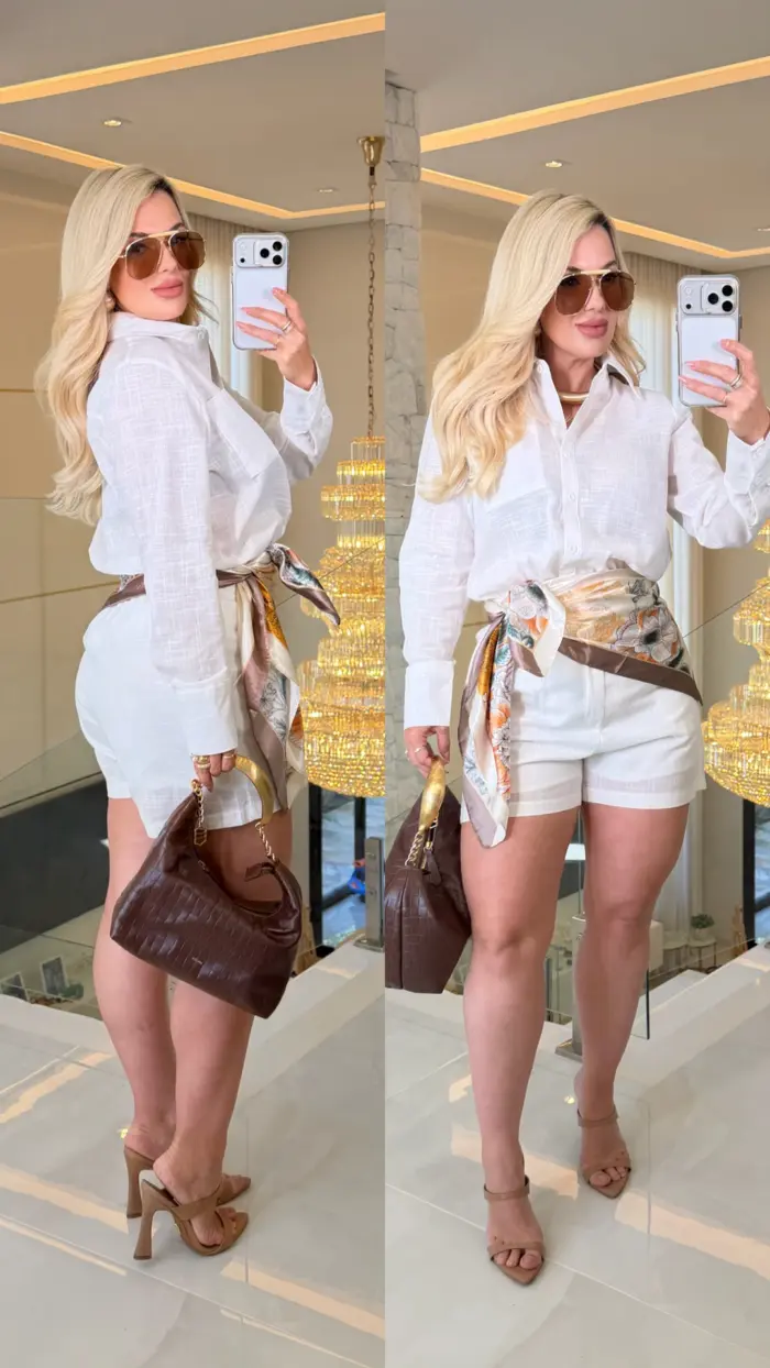 conjunto ana camisa + short 3478 conjunto ana camisa + short 3478