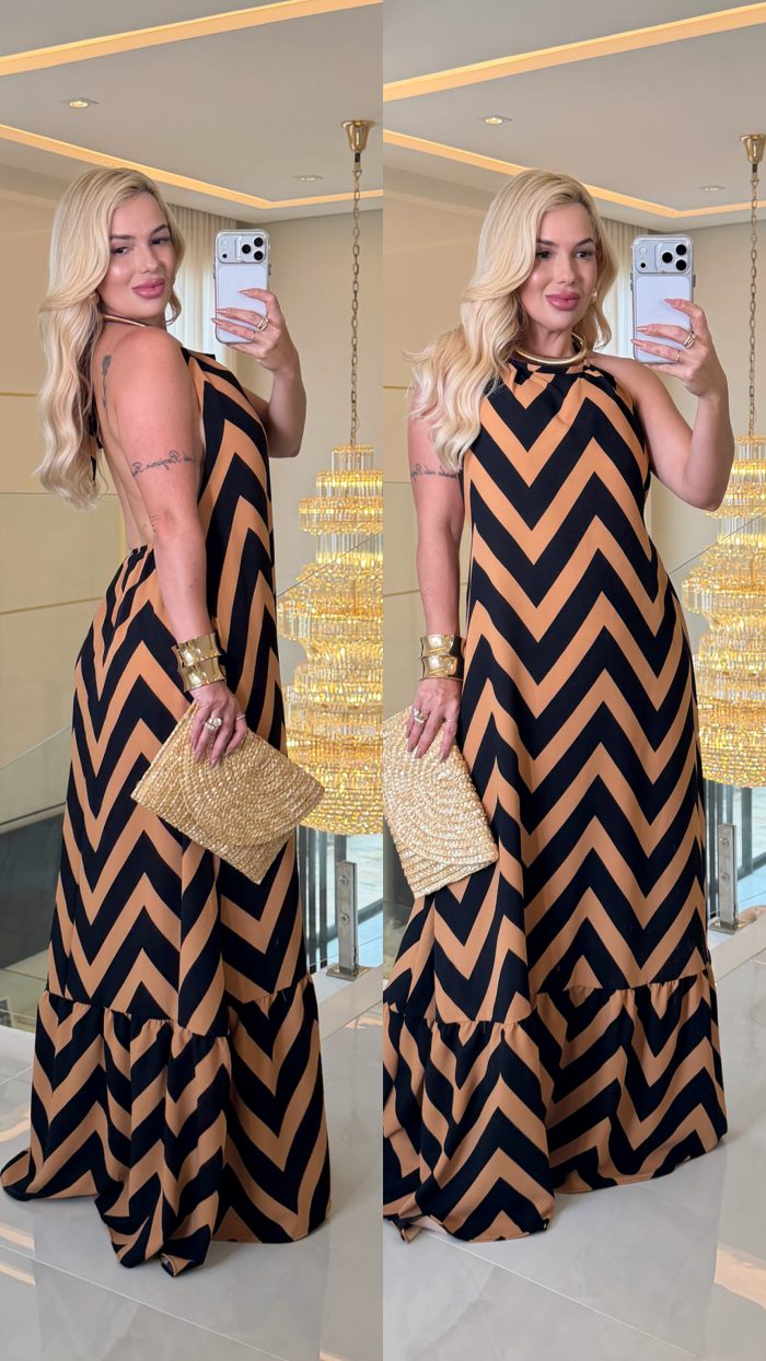 vestido estampado frente Única 3557 vestido estampado frente Única 3557