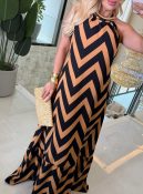 vestido estampado frente Única 3557