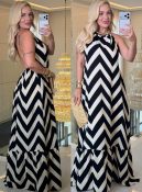 vestido estampado frente Única 3557