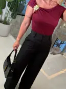 blusa canelado c/ metal valeria 3579