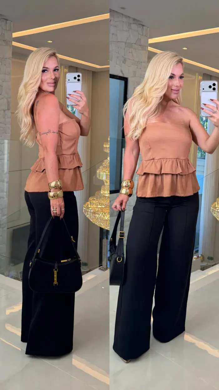 blusa princesa heloa c/babado 3398