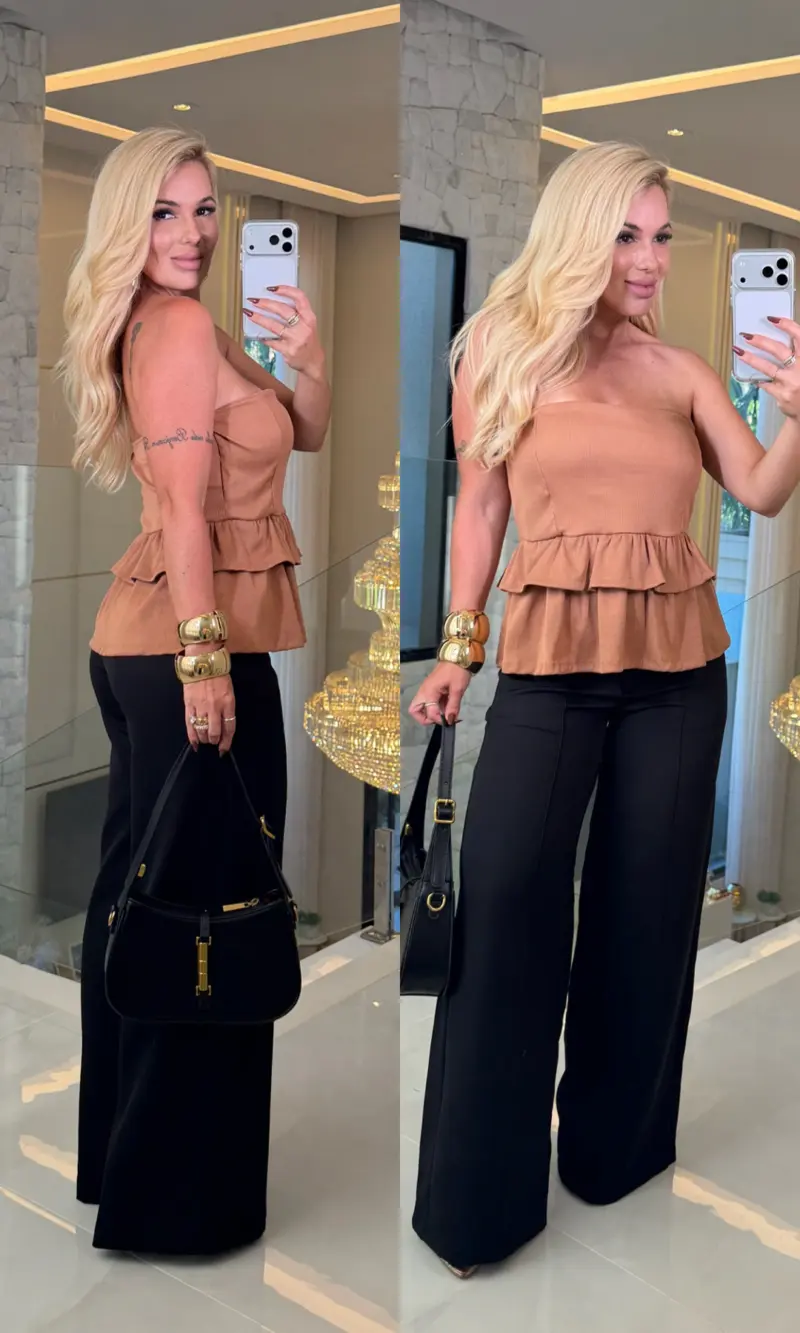 blusa princesa heloa c/babado 3398