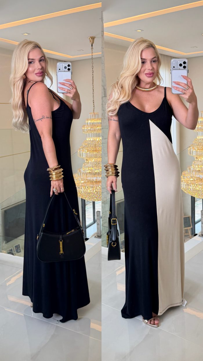 vestido malha 2 cores 1507 vestido malha 2 cores 1507