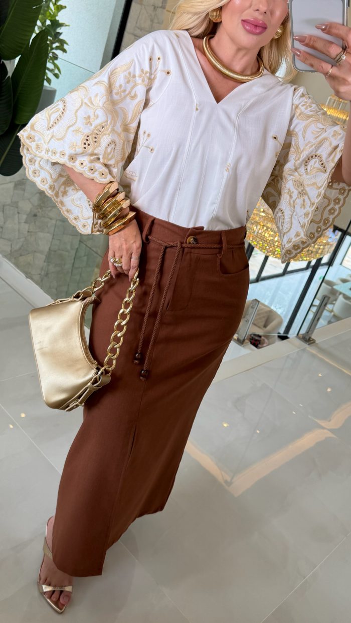 saia midi c/cinto 3564 saia midi c/cinto 3564