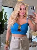 cropped c/detalhe broche 3558