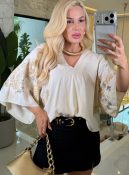 blusa estampada c/manga curta 3563