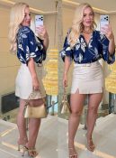 blusa estampada c/decote 3553